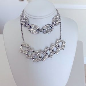 Brand new silver Bracelets with little czs